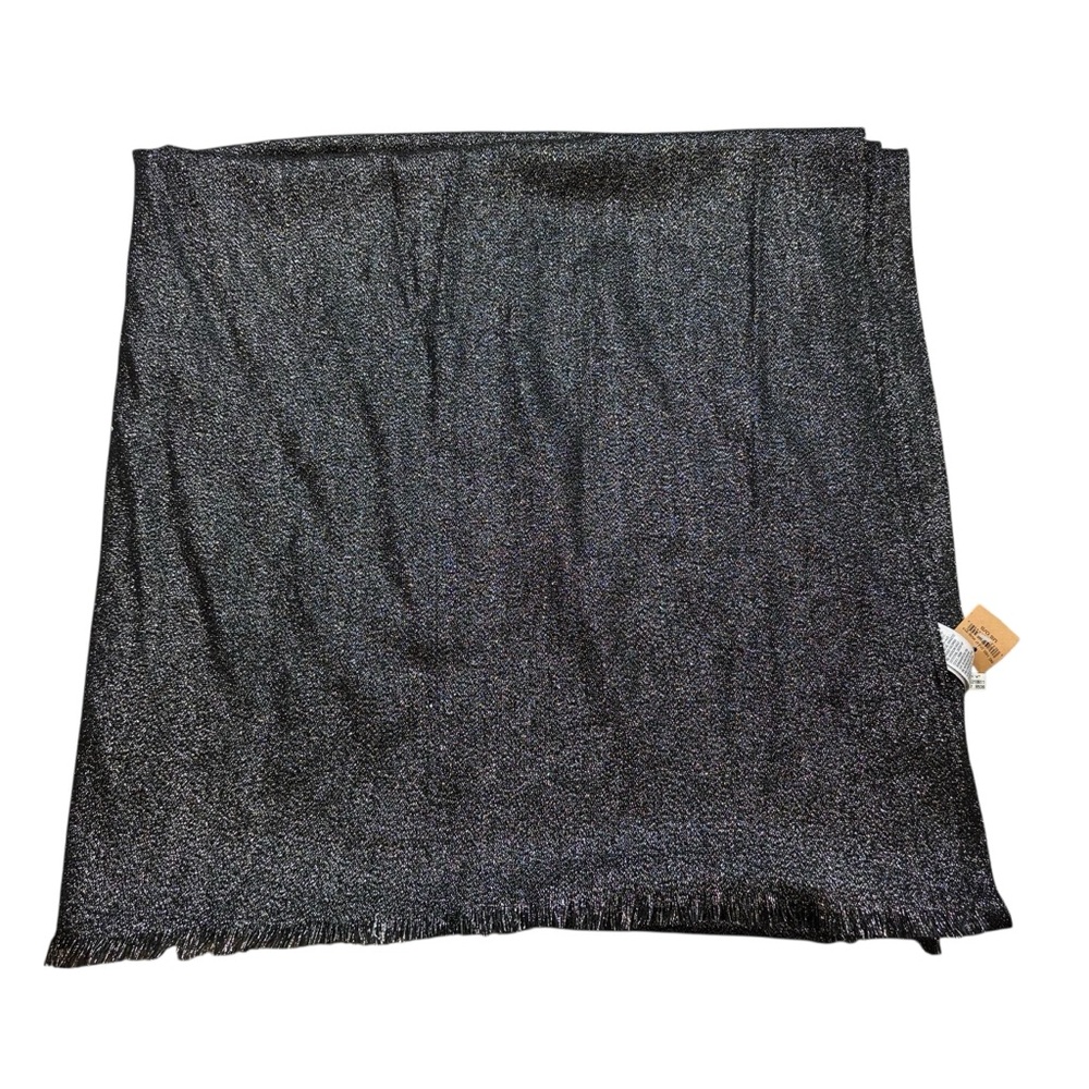 Brand new with Tags American Eagle Black and Silver Large Scarf Wrap